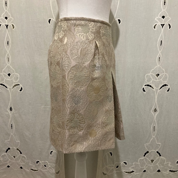 SPARKLE This HOLIDAY SEASON in Brooks Brothers Brocade Skirt, Size 0P, NWT - Picture 7 of 13